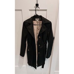 Women's Black Trench Coat